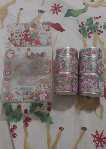 Pastel Pembe bant seti