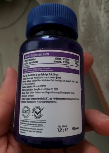 La Roche Posay One Up Melatonin 3 mg 60 Tablet