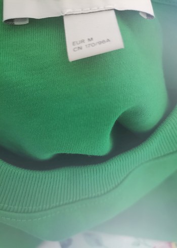 Yeşil Uzun Kollu Kadın Sweatshirt - Görsel 4