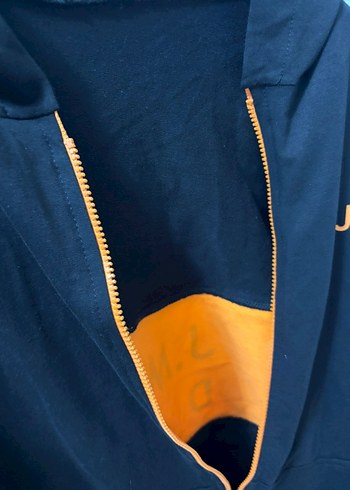 Siyah Kapüşonlu Fermuarlı Oversize Sweatshirt - Görsel 4