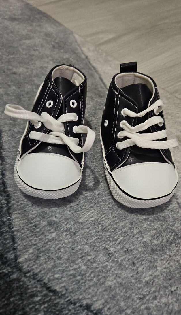 Siyah Erkek Bebek İlk Adım Ayakkabısı - Görsel 2