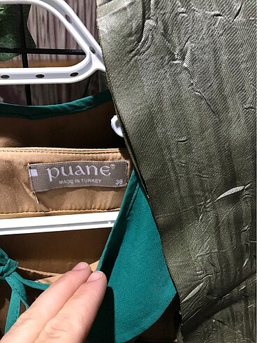 Puane Puanw kadın saten elbise 38