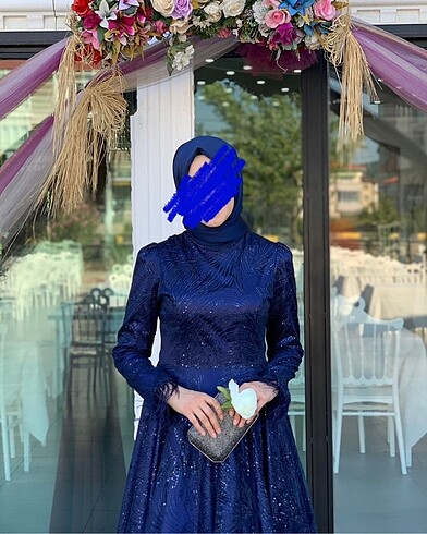 Pınar Şems Simay Abiye Lacivert