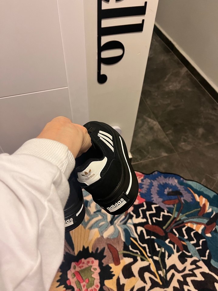 Adidas Siyah Platform Topuklu Spor Ayakkabı - Görsel 3