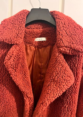 Peluş Kadın Midi Kaban - Görsel 2