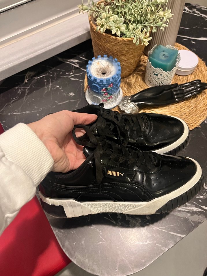 Siyah rugan Puma Spor Ayakkabı - Görsel 3