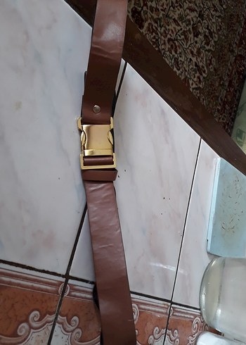 Kahverengi Deri Kadın Kemer