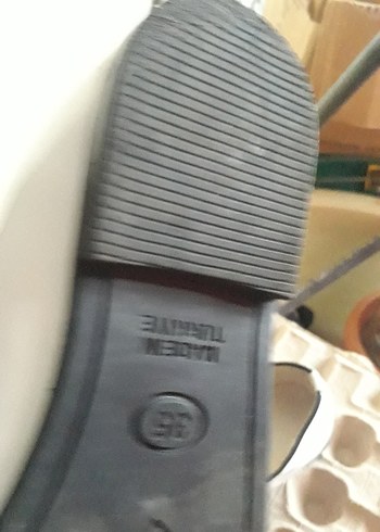 Kız Çocuk Beyaz Parlak Babet Ayakkabı - Görsel 3