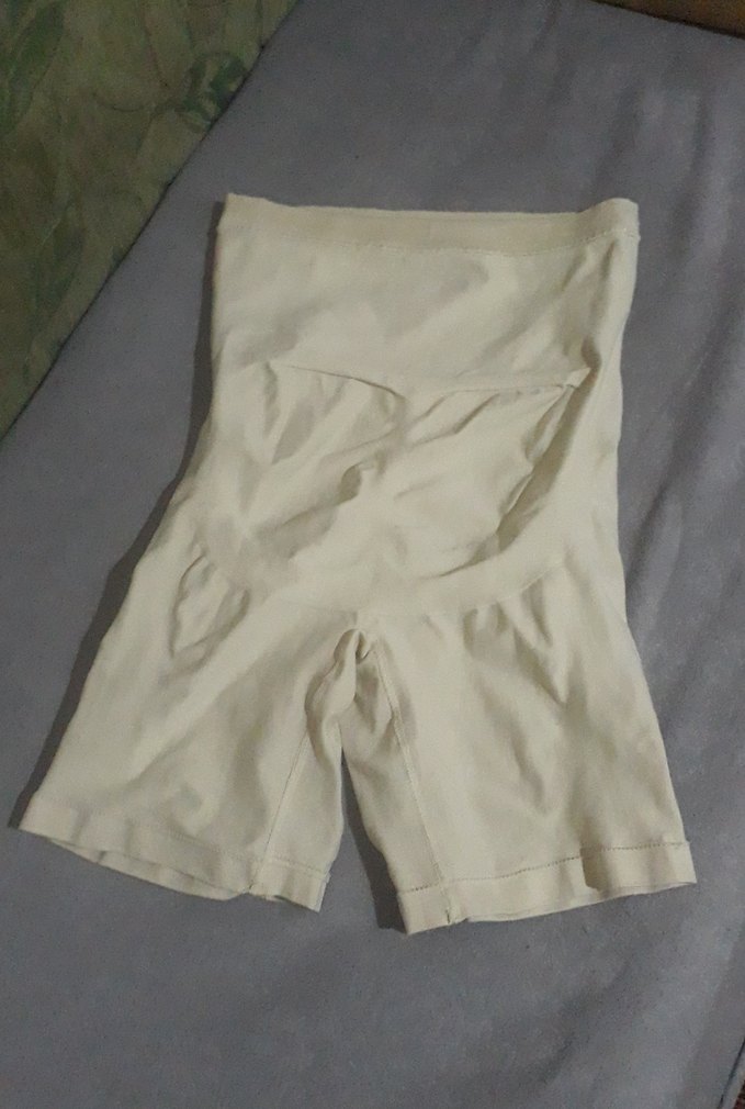 Bej Midi Hamile Şortu - Görsel 3