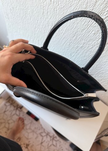 Stradivarius Klasik Siyah Deri Kadın Çanta