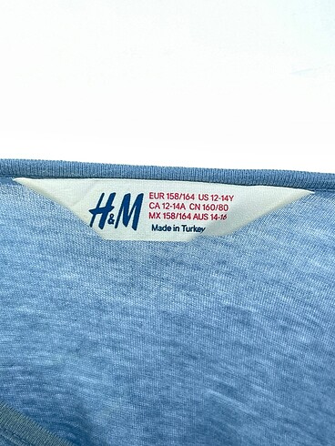 s Beden mavi Renk H&M Bluz %70 İndirimli.