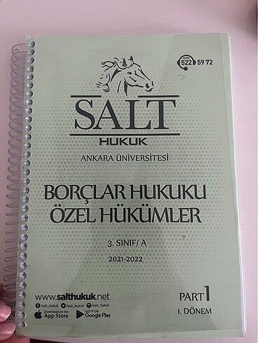Borçlar hukuku özel hükümler notları