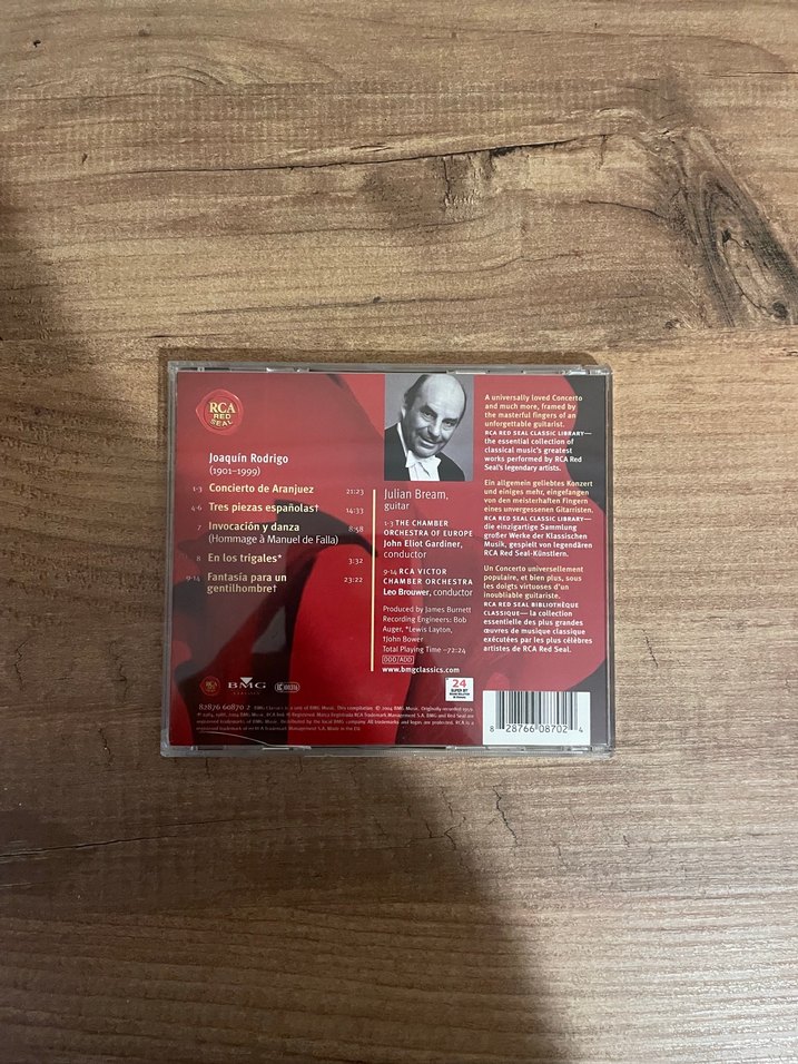 Rodrigo - Concierto de Aranjuez CD Albümü - Görsel 2