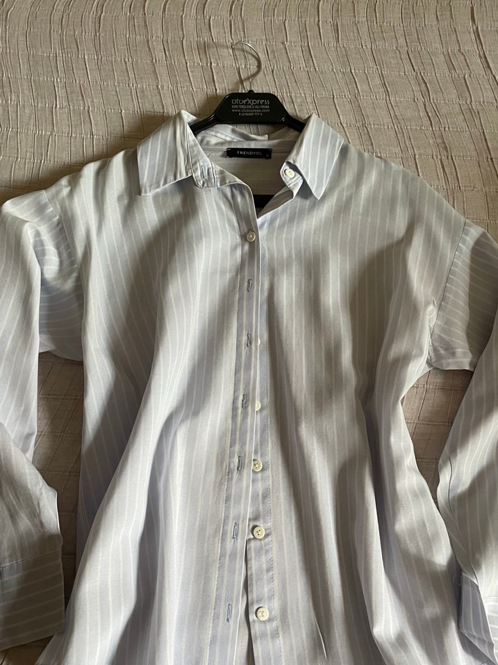 Düğmeli Gömlek, Uzun Kollu, Klasik Yaka - Görsel 2