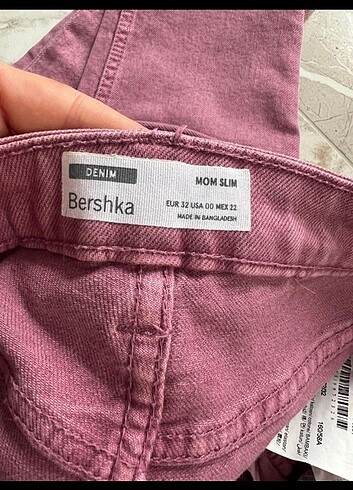 xs Beden pembe Renk Bershka Pembe Jean