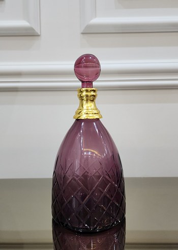 Mor Renkli Cam Karaf - Görsel 2