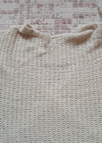 V Yaka Örgü Kadın Kazak holly lolly - Görsel 4