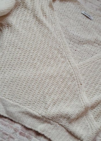 V Yaka Örgü Kadın Kazak holly lolly - Görsel 2