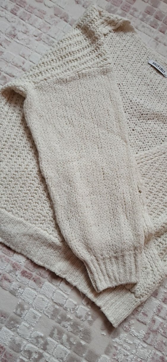 V Yaka Örgü Kadın Kazak holly lolly - Görsel 3