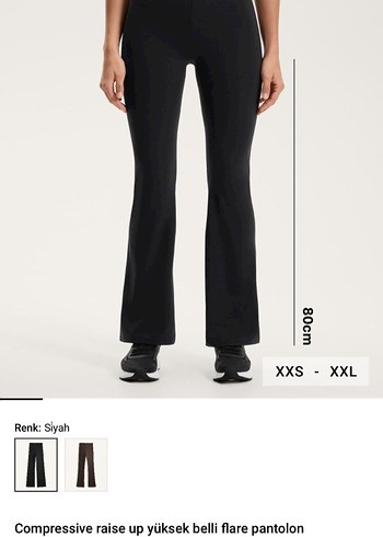 oysho raise up popo destekli tayt flare - Görsel 2