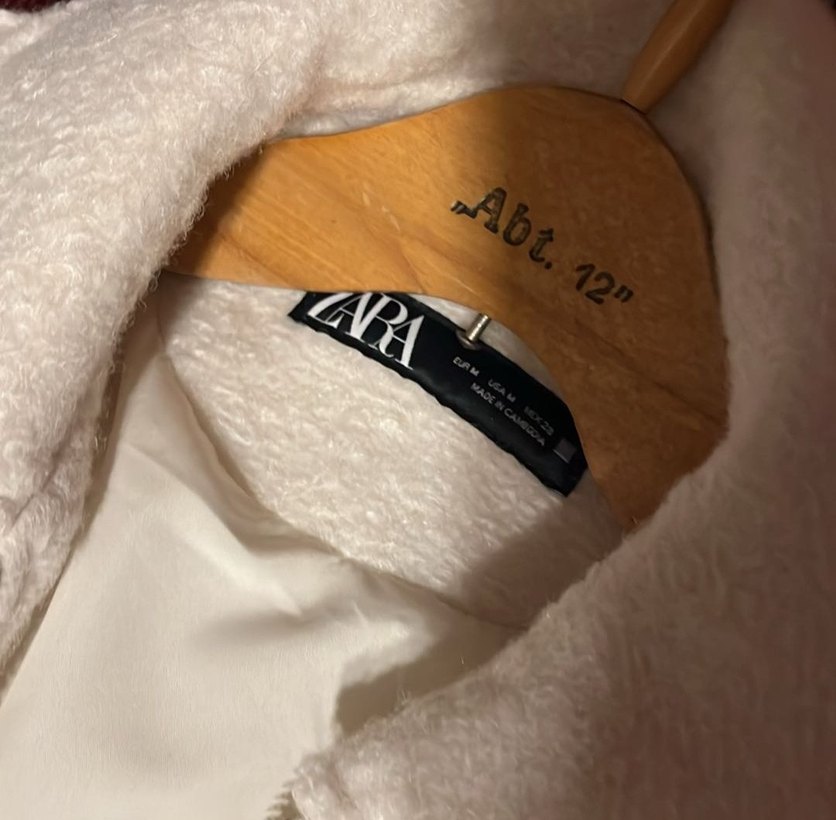 Beyaz Fermuarlı Kadın Midi Ceket - Görsel 3