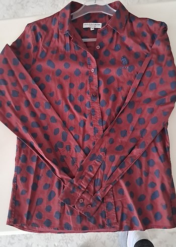 Bordo Desenli Kadın Gömlek - Görsel 3