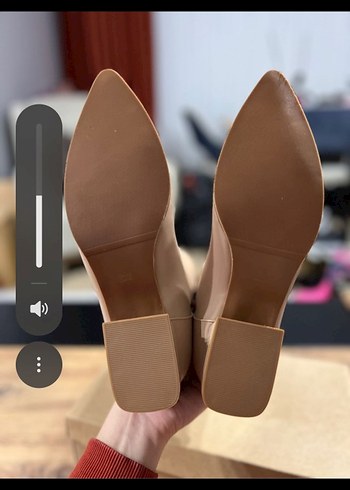 Bej Kadın Deri Dizüstü Topuklu Çizme - Görsel 4