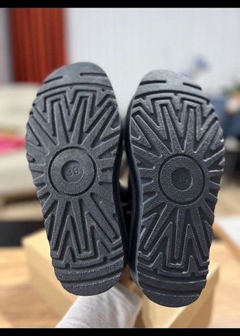 Gri Kadın Dolgu Topuklu Kauçuk Bot - Görsel 4