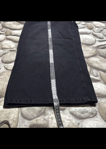 Bol Kesim Kadın Kot Pantolon - Görsel 4