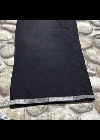 Bol Kesim Kadın Kot Pantolon - Görsel 5