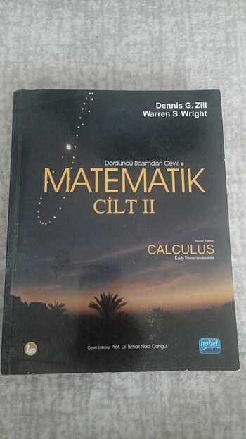 Dennis G. Zill,Warrrn S. Wright- Matematik Cilt ll- Çeviri:Prof.