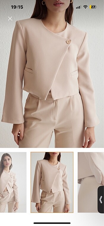 Trendyol & Milla Blazer ceket bej