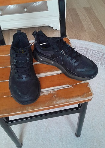 Siyah Bağcıklı  erkek  Spor Sneaker - Görsel 4