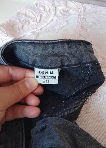 antrasit  Kadın Denim Slim Fit Jean Pantolon - Görsel 4