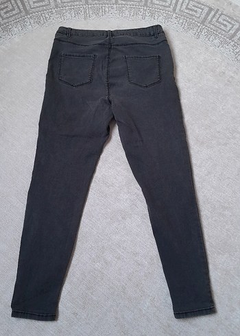 antrasit  Kadın Denim Slim Fit Jean Pantolon - Görsel 2