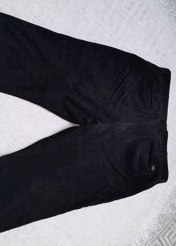 siyah kadife erkek  Pantolon - Görsel 2