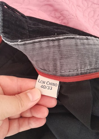 siyah kadife erkek  Pantolon - Görsel 4