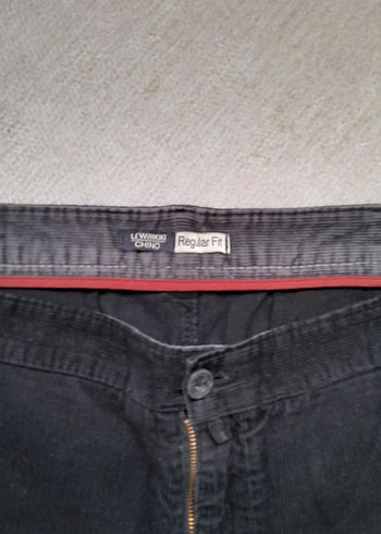 siyah kadife erkek  Pantolon - Görsel 5