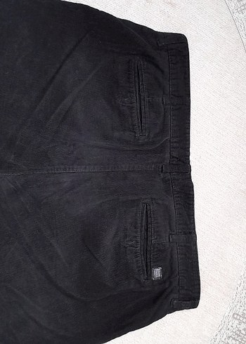 siyah kadife erkek  Pantolon - Görsel 3