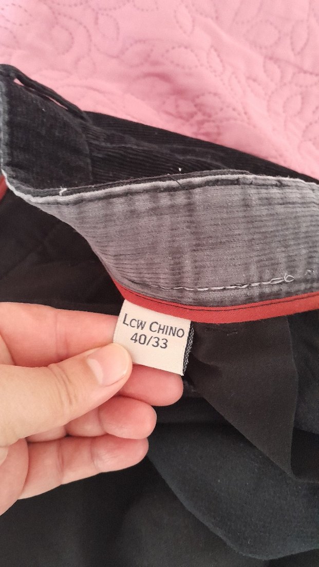 siyah kadife erkek  Pantolon - Görsel 4