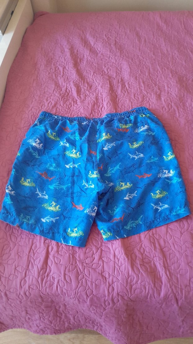 Erkek Renkli Bağlamalı Mayo Şortu - Görsel 3