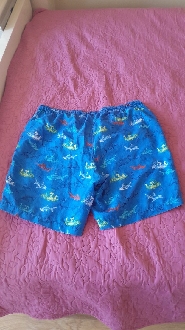 Erkek Renkli Bağlamalı Mayo Şortu - Görsel 2