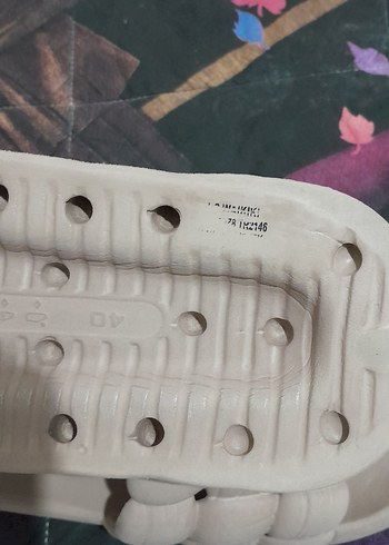 Bej Bohem  Platform Terlikler - Görsel 3