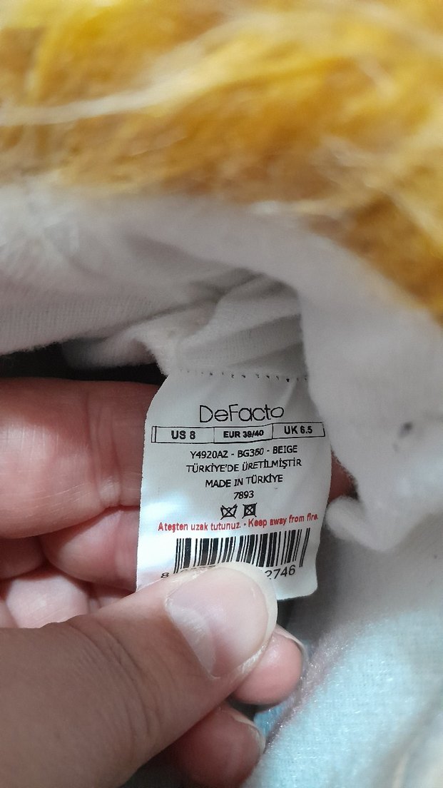 Kızlar için Kahverengi Peluş Sıcak panduf - Görsel 5