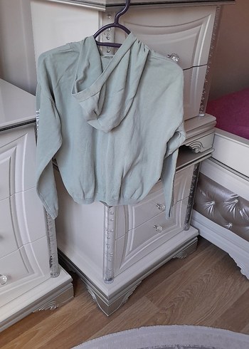 Kapüşonlu Kiz cocuk kazak - Görsel 2