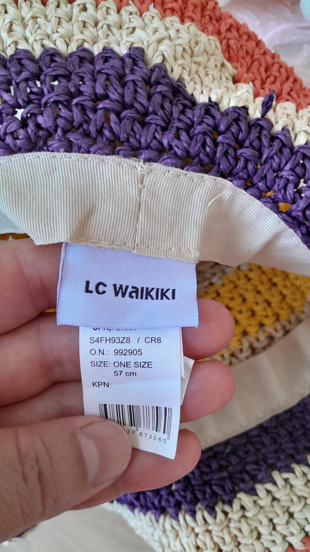 hasir kiz cocuk sapka - Görsel 2