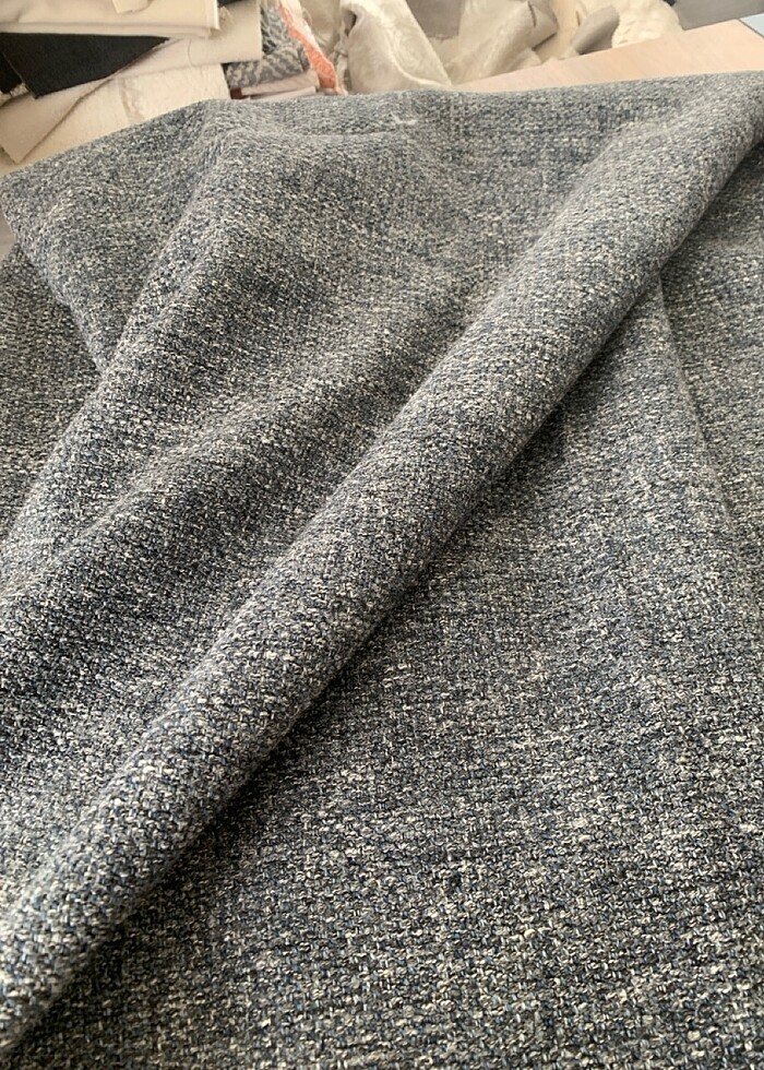 Döşemelik petek dokuma keten kumaş - Görsel 5