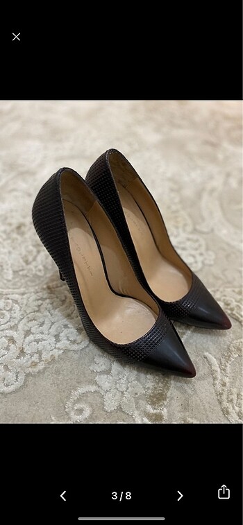 39 Beden Paoletti ince uzun topuk Stiletto