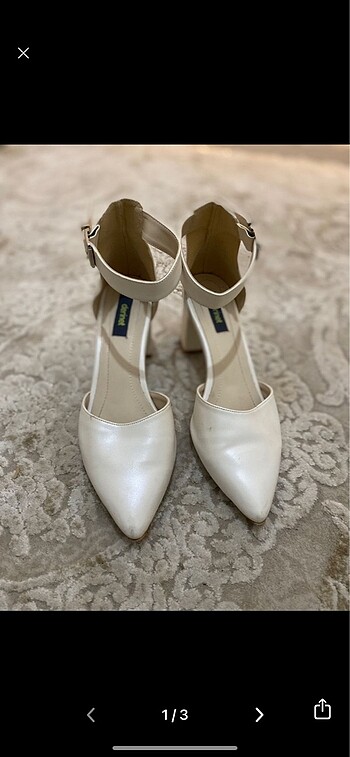Nikah düğün gelin topuklu ayakkabı