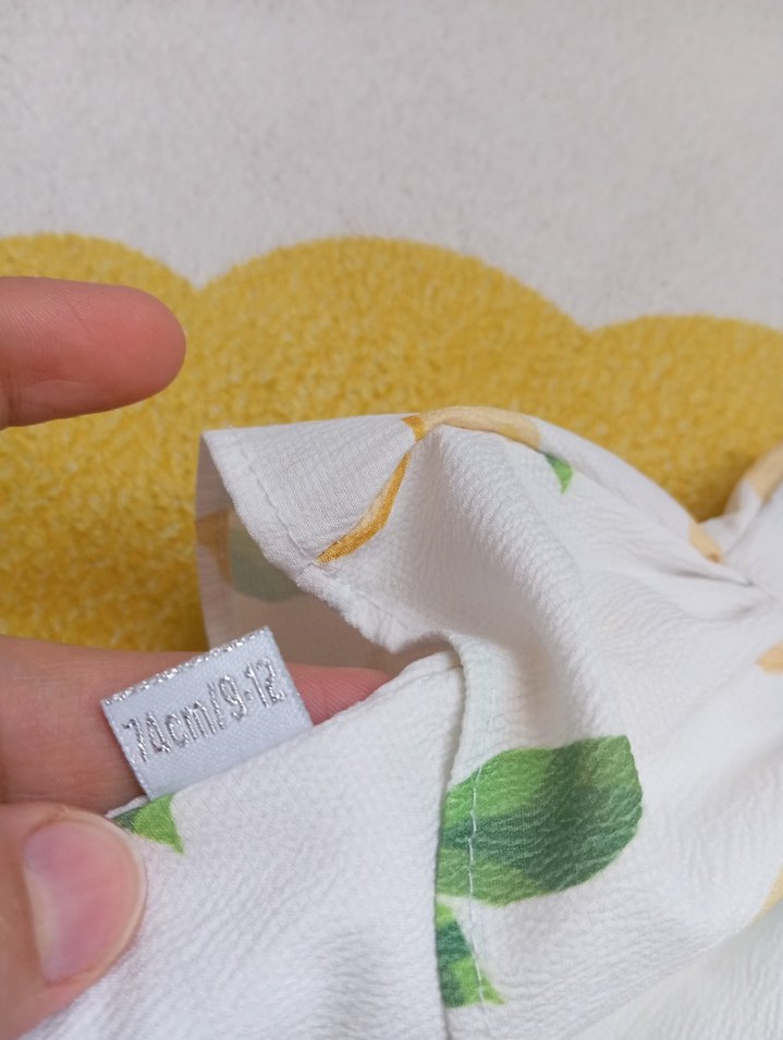 Sarı Limon Desenli Kız Elbisesi - Görsel 4